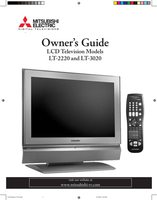 Mitsubishi LT2220 LT3020 TV Operating Manual